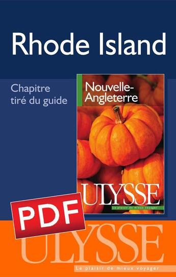 Couverture du livre « Rhode Island » de  aux éditions Ulysse