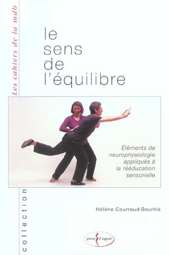 Couverture du livre « Le sens de l'equilibre » de Courraud aux éditions Point D'appui