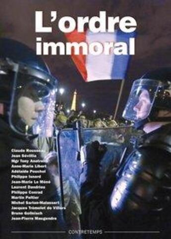 Couverture du livre « L'ordre immoral » de  aux éditions Contretemps