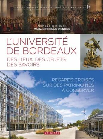 Couverture du livre « L'université de Bordeaux » de Anonyme aux éditions Geste