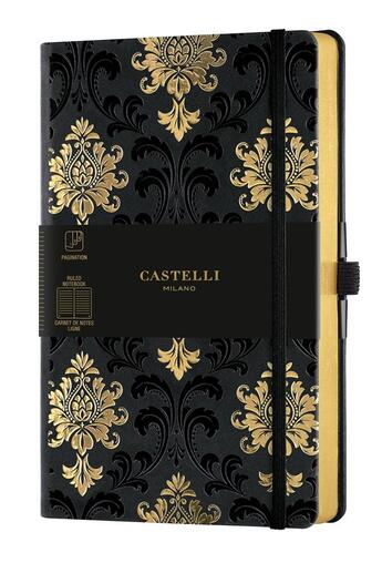 Couverture du livre « Carnet copper and gold grand format ligne baroque gold » de Castelli aux éditions Castelli Milano