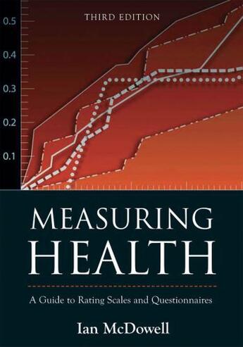 Couverture du livre « Measuring Health: A Guide to Rating Scales and Questionnaires » de Mcdowell Ian aux éditions Editions Racine