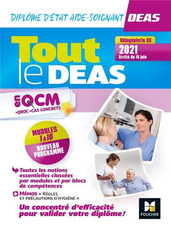 Couverture du livre « Tout le DEAS en QCM + QROC + cas concrets (4e édition) » de Kamel Abbadi et Priscilla Benchimol et Lenaick Ramage et Sebastien Derue et Jerome Brayer aux éditions Foucher