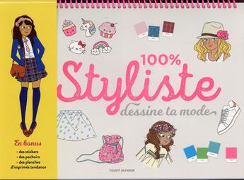 Couverture du livre « 100 % styliste » de Jacob Victoria aux éditions Bayard Jeunesse