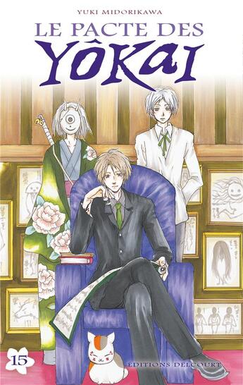 Couverture du livre « Le pacte des Yôkai Tome 15 » de Yuki Midorikawa aux éditions Delcourt