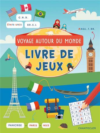 Couverture du livre « Livre de jeux - voyage autour du monde » de Philippe Eliasse aux éditions Chantecler