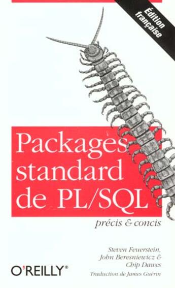 Couverture du livre « Packages standard de pl/sql. precis et concis » de Feuerstein aux éditions Ellipses