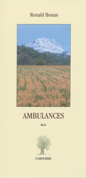 Couverture du livre « Ambulances » de Bonan Ronald aux éditions L'amourier