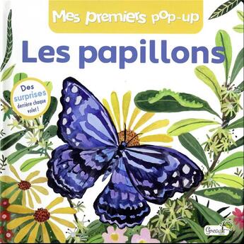 Couverture du livre « Mes premiers pop-up : Les papillons » de Miranda Sofroniou et Heather Crossley aux éditions Grenouille