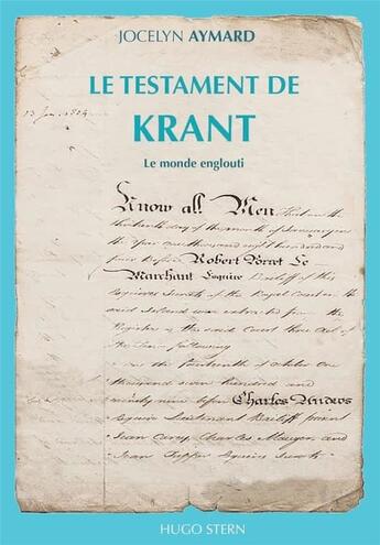 Couverture du livre « Le testament de Krant Tome 2 : le monde englouti » de Jocelyn Aymard aux éditions Hugo Stern