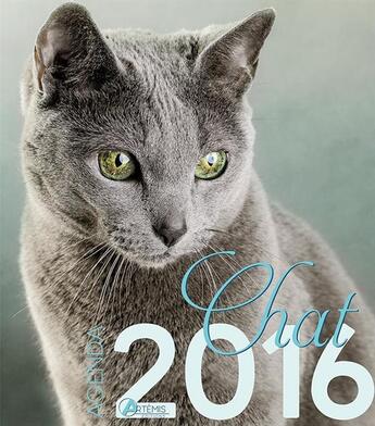 Couverture du livre « Agenda 2016 du chat » de  aux éditions Artemis