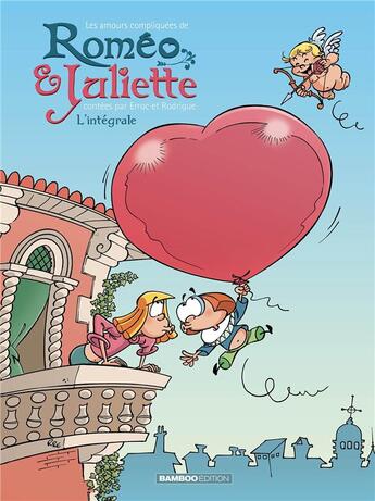 Couverture du livre « Les amours compliqués de Roméo et Juliette : Intégrale Tomes 1 et 2 » de Michel Rodrigue et Erroc aux éditions Bamboo