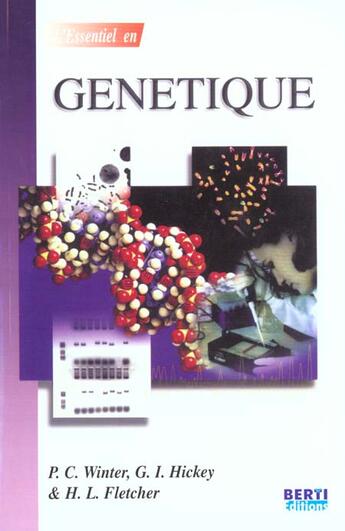 Couverture du livre « L'Essentiel En Genetique » de Winter aux éditions Berti