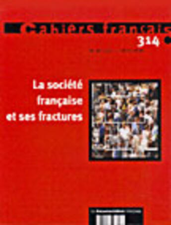 Couverture du livre « La societe francaise et ses fractures » de  aux éditions Documentation Francaise