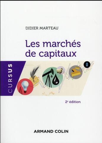 Couverture du livre « Les marches de capitaux - 2e ed. » de Marteau/Didier aux éditions Armand Colin