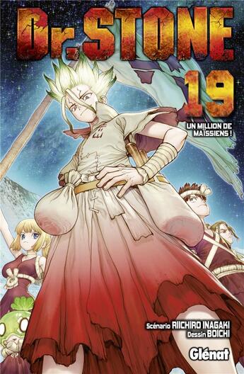 Couverture du livre « Dr. Stone Tome 19 » de Riichiro Inagaki et Boichi aux éditions Glenat