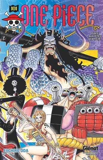 Couverture du livre « One Piece - édition originale Tome 101 : place aux têtes d'affiche » de Eiichiro Oda aux éditions Glenat