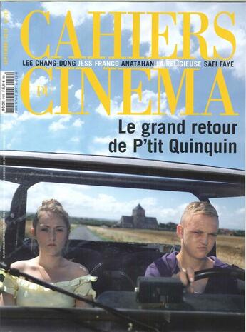 Couverture du livre « Cahiers du cinema n 747 le grand retour du p'tit quinquin - septembre 2018 » de  aux éditions Revue Cahiers Du Cinema