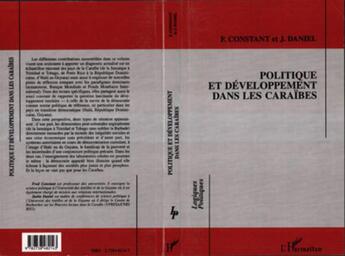 Couverture du livre « POLITIQUE ET DEVELOPPEMENT DANS LES CARAÏBES » de Fred Constant aux éditions L'harmattan