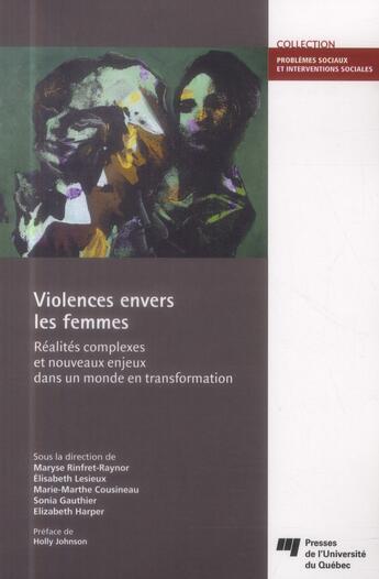 Couverture du livre « Violences envers les femmes » de Rinfret/Lesieux aux éditions Pu De Quebec