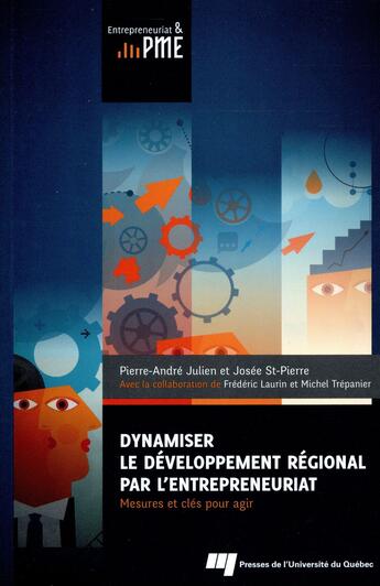 Couverture du livre « Dynamiser le developpement regional par l'entrepreneuriat » de Julien/St Pierr aux éditions Pu De Quebec