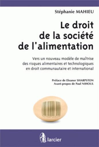 Couverture du livre « Régularisation des risques technologiques en droit communautaire et international » de Mahieu/Sharpston aux éditions Larcier