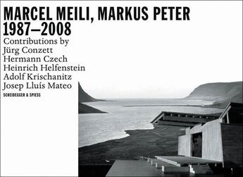 Couverture du livre « Marcel meili markus peter buildings » de Meili / Peter aux éditions Scheidegger