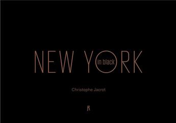 Couverture du livre « New York in black » de Christophe Jacrot aux éditions Hartpon