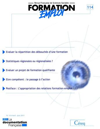 Couverture du livre « Formation emploi » de  aux éditions Documentation Francaise