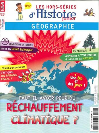 Couverture du livre « Histoire junior hs n 12 rechauffement climatique - juin 2018 » de  aux éditions Histoire Junior