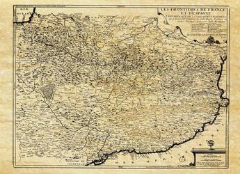 Couverture du livre « Pyrenees en 1694 a plat » de  aux éditions Antica