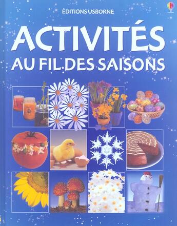 Couverture du livre « Activites Au Fil Des Saisons » de Angela Wilkes aux éditions Usborne