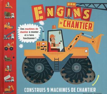 Couverture du livre « Engins de chantier » de Nick Arnold aux éditions Gallimard-jeunesse