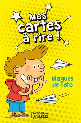 Couverture du livre « Mes cartes a rire blagues toto » de  aux éditions Lito