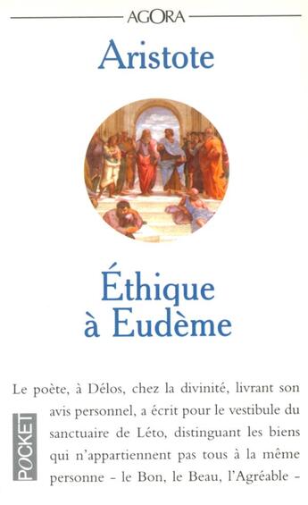 Couverture du livre « L'éthique à Eudème » de Aristote aux éditions Pocket