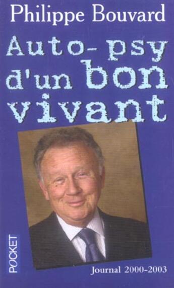 Couverture du livre « Auto-Psy D'Un Bon Vivant » de Philippe Bouvard aux éditions Pocket