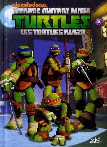 Couverture du livre « Teenage Mutant Ninja Turtles ; les Tortues Ninja Tome 3 : robots et cerveaux » de Justin Eisinger et Joshua Sternin aux éditions Soleil