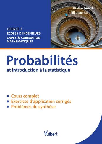 Couverture du livre « Probabilités et introduction à la statistique » de Valerie Girardin et Nikolaos Limnios aux éditions Vuibert