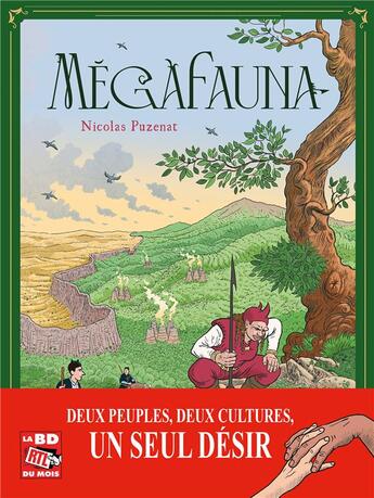 Couverture du livre « Mégafauna Tome 1 » de Nicolas Puzenat aux éditions Sarbacane