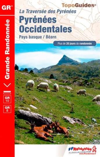 Couverture du livre « Pyrénées occidentales (édition 2016) » de  aux éditions Ffrp