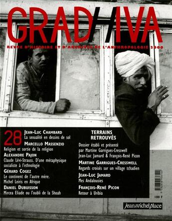 Couverture du livre « Revue Gradhiva n.28 : terrains retrouvés » de Revue Gradhiva aux éditions Nouvelles Editions Place