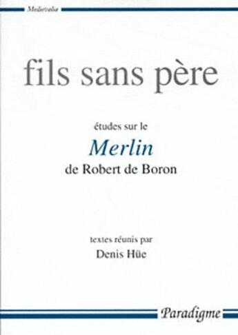 Couverture du livre « Fils sans père ; études sur le 