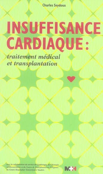 Couverture du livre « Insuffisance cardiaque » de Charles Seydoux aux éditions Rms