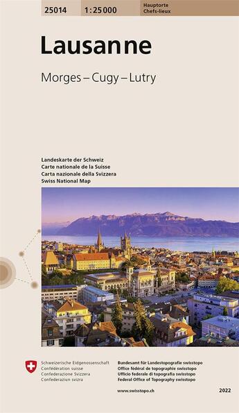 Couverture du livre « Lausanne morges - cugy - lutry » de  aux éditions Ofts