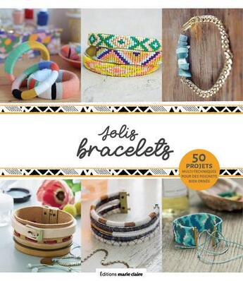 Couverture du livre « Mes jolis bracelets » de  aux éditions Marie-claire