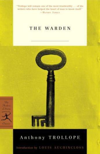 Couverture du livre « The warden » de Anthony Trollope aux éditions Adult Pbs