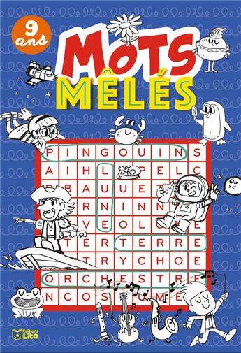 Couverture du livre « Mots mêlés 9 » de  aux éditions Lito