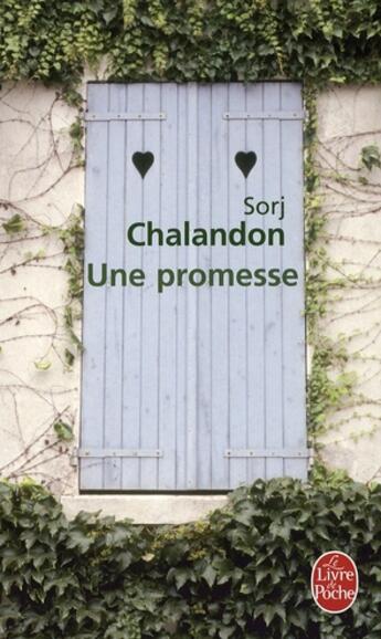 Couverture du livre « Une promesse » de Sorj Chalandon aux éditions Le Livre De Poche