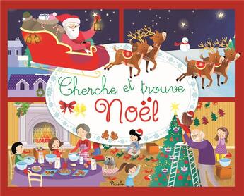 Couverture du livre « Cherche et trouve : Noël » de Sylvia Colombo aux éditions Piccolia