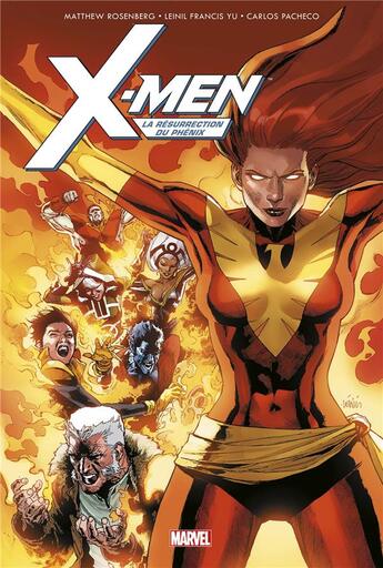 Couverture du livre « X-Men : la résurrection du phénix » de Carlos Pacheco et Leinil Francis Yu et Matthew Rosenberg aux éditions Panini